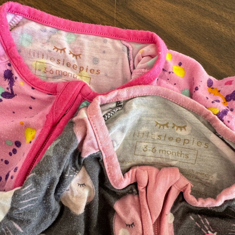 3-6 Month Little Sleepies 2 Pack